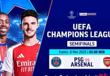 PSG vs Arsenal: Jadwal Final Liga Champions 2025/2026
