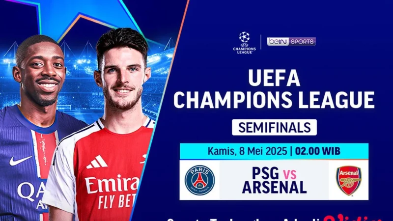 PSG vs Arsenal: Jadwal Final Liga Champions 2025/2026