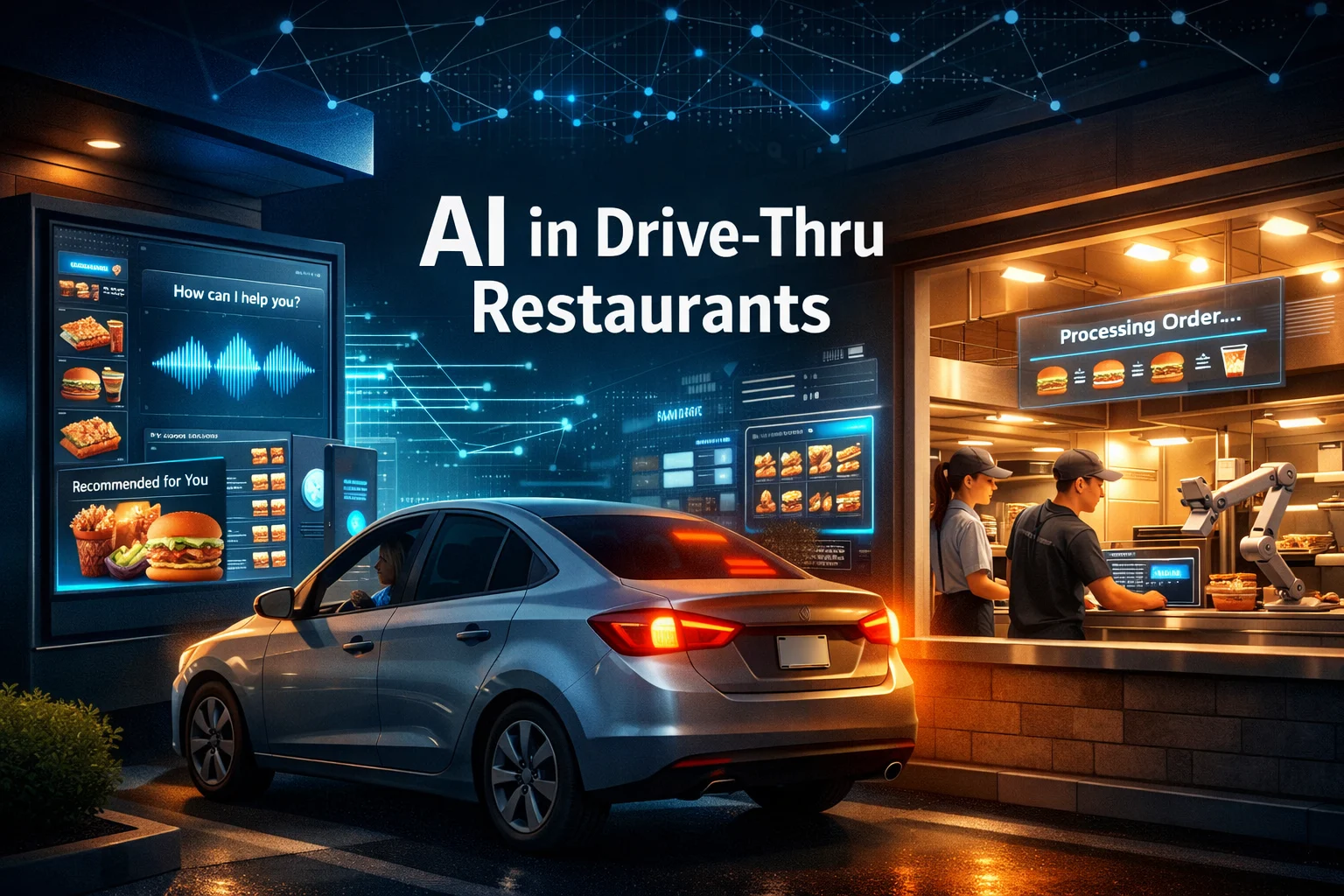 Restoran Cepat Saji Mengintegrasikan Teknologi AI Voice Drive-Thru