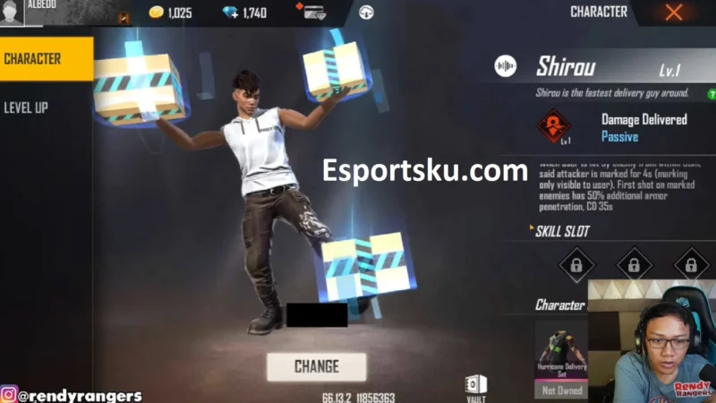 Review Karakter Shirou dan Pet Dreki Free Fire 2026: Banyak Dipakai Pro Player