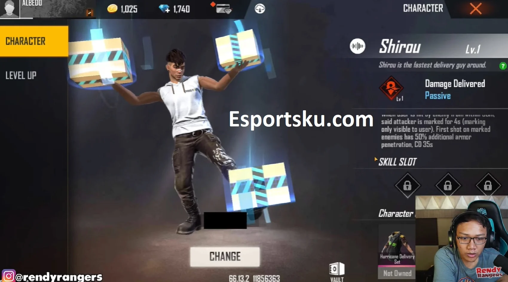 Review Karakter Shirou dan Pet Dreki Free Fire 2026: Banyak Dipakai Pro Player