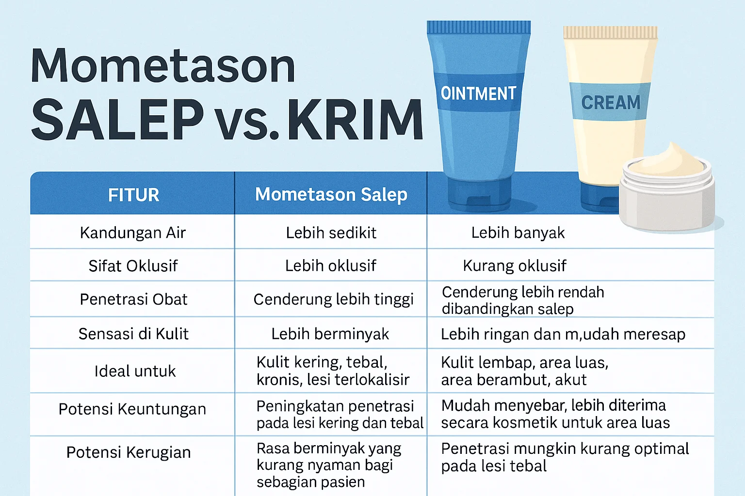 Salep vs Krim: Apa Perbedaannya?