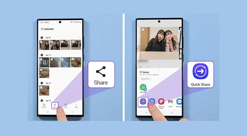 Samsung Tambah Fitur Quick Share untuk Pengguna Apple