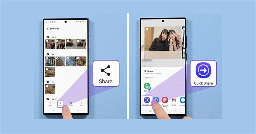 Samsung Tambah Fitur Quick Share untuk Pengguna Apple