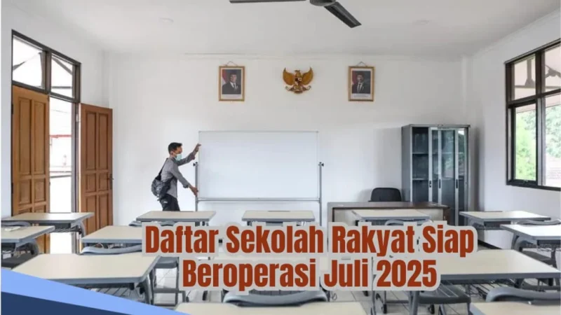 Sekolah Rakyat Beroperasi Juli 2025: Seleksi Calon Siswa Dimulai