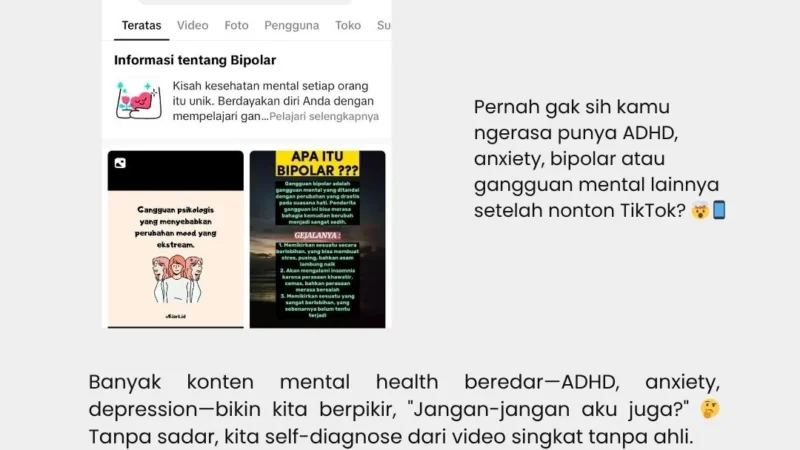 Self-Diagnosis di TikTok: Tren Kesehatan Mental yang Meresahkan