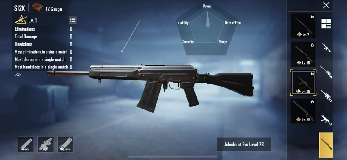 Senjata PUBG Mobile Terbaik 2026 Versi Satar: S12K Paling Mematikan