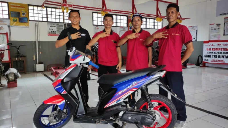 Siswa SMK di Yogyakarta Ciptakan Motor Drag Listrik Kecepatan 134 Km/jam