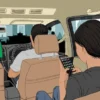 Sopir Taksi Online Diduga Melakukan Perusakan Mobil di Tol JORR