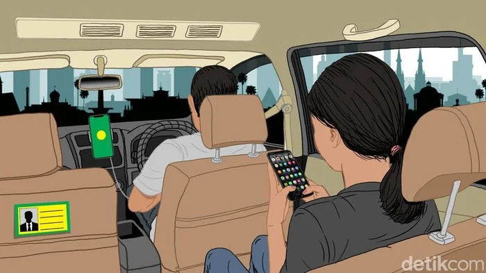 Sopir Taksi Online Diduga Melakukan Perusakan Mobil di Tol JORR
