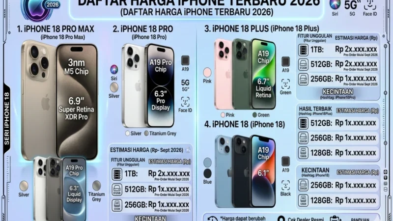 Stabilitas Harga iPhone di Indonesia per 18 Mei 2026: Apa yang Terjadi?