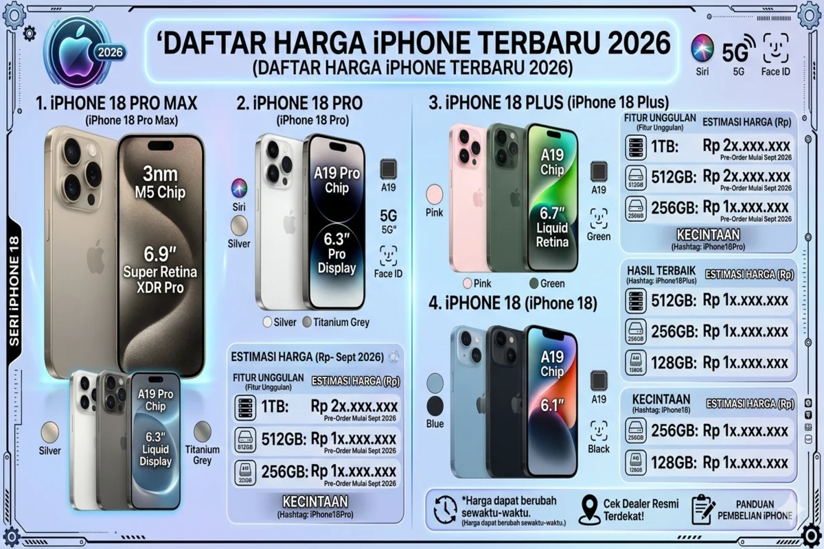 Stabilitas Harga iPhone di Indonesia per 18 Mei 2026: Apa yang Terjadi?