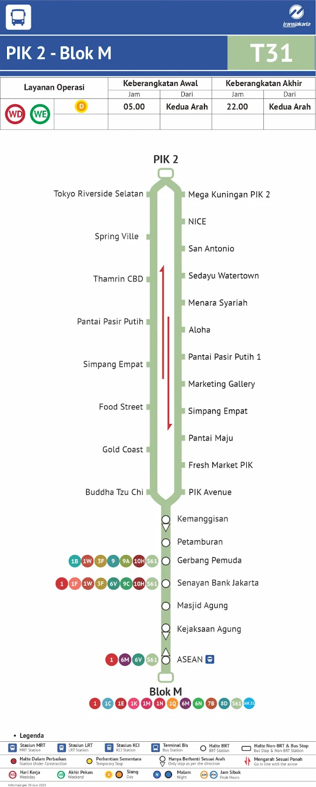 Transjakarta Blok M-PIK 2 Tahun Menguasai Jalan