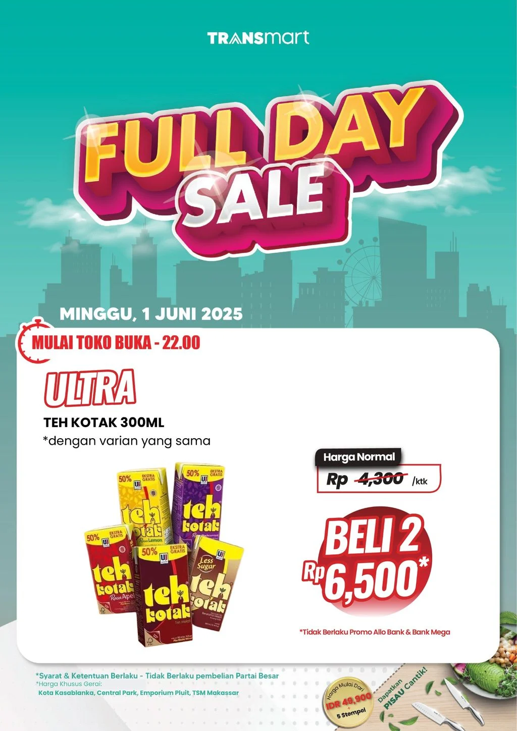 Transmart Gelar Full Day Sale: Diskon Melimpah untuk Belanja Hemat