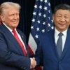 Trump dan Xi Jinping Menyelesaikan Masalah Bersamaan di Akhir Pertemuan