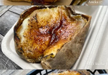 Ubi Bakar Cream Cheese, Perpaduan Kuliner Viral yang Menarik Minat Pencinta Makanan
