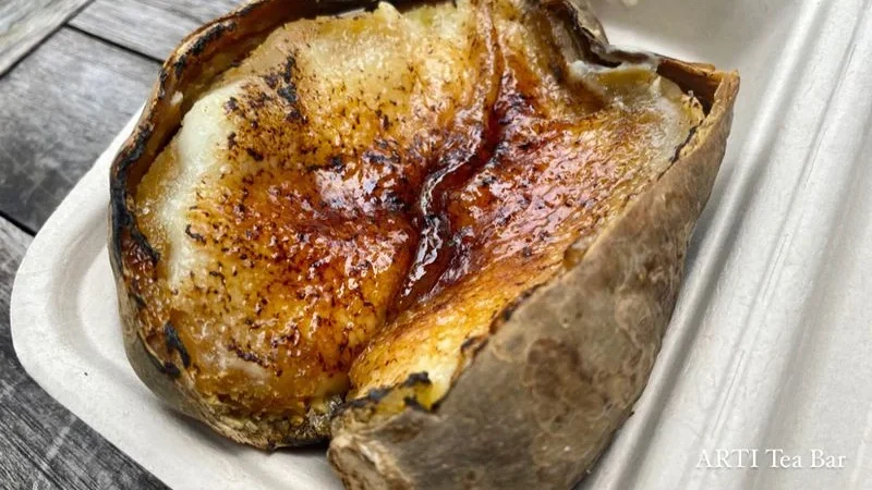 Ubi Bakar Cream Cheese, Perpaduan Kuliner Viral yang Menarik Minat Pencinta Makanan