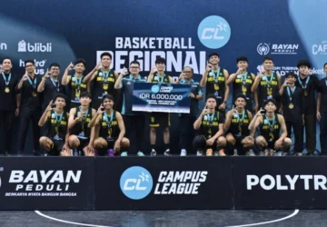 Universitas Mulawarman Menjadi Juara Campus League Basket Regional Samarinda