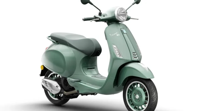 Vespa Edisi 80 Tahun Meluncur dengan Nuansa Hijau Klasik