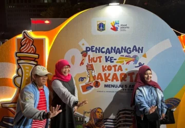 Warga Jakarta Tetap Antusias Meski Hujan, Pencanangan HUT ke-499 Berjalan Lancar