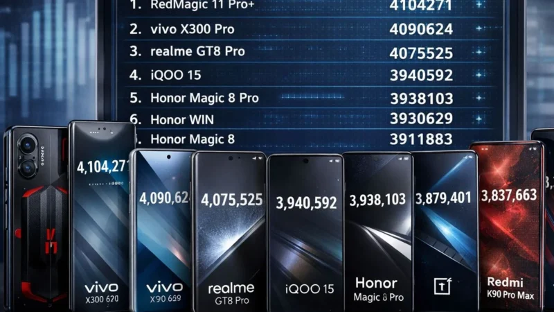 10 HP Flagship Android Terkencang Mei 2026: Siapa yang Berada di Posisi Teratas?