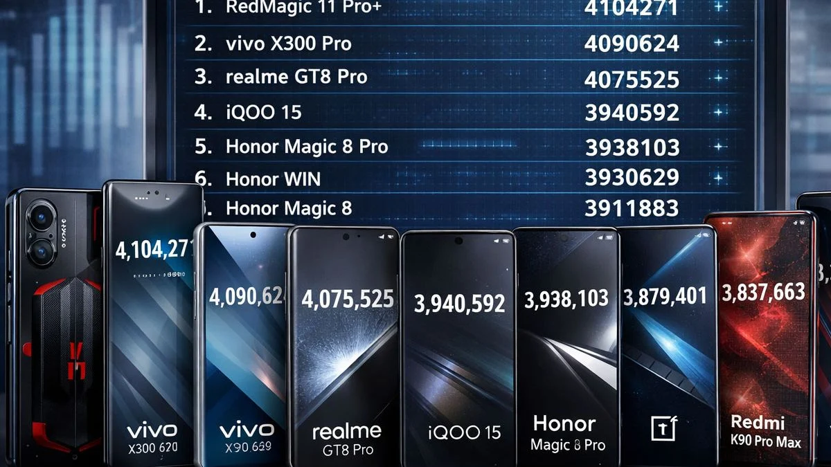 10 HP Flagship Android Terkencang Mei 2026: Siapa yang Berada di Posisi Teratas?