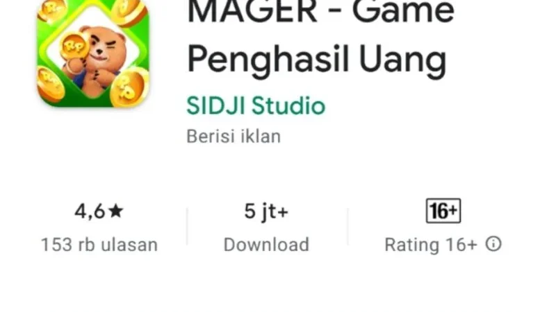 Aplikasi Game MaGer Hadirkan Penghasil Uang Asli Gratis Tanpa Sistem Taruhan