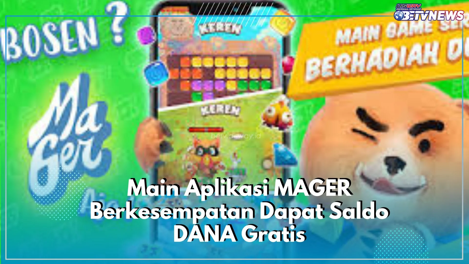 Aplikasi Game MaGer: Saldo DANA Gratis 100 Persen Tanpa Deposit