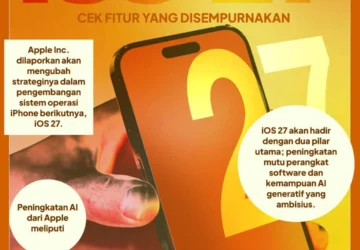 Apple Luncurkan iOS 27 dengan Pembaruan Fitur AI yang Revolusioner
