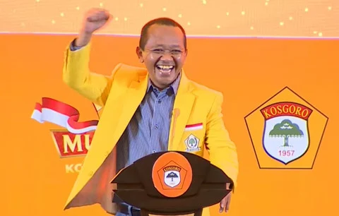 Bahlil Minta Sari dan La Ode Jaga Persatuan Meski Bersaing di Mubes Kosgoro