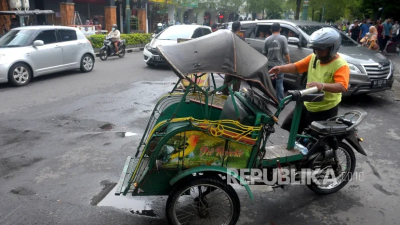 Dishub DIY Larang Becak Motor dan Bajaj di Malioboro untuk Kawasan Rendah Emisi