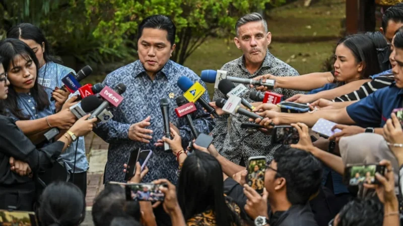 Erick Thohir Janji Membangun Struktur Pembinaan Bakat Lokal yang Seimbang