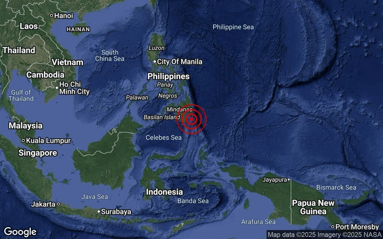 Gempa Bumi Philippines: Peningkatan Muka Laut Sehingga 2 Meter