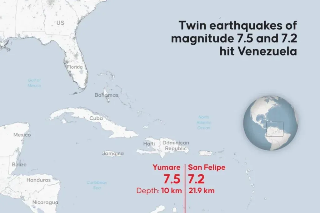 Gempa Kembar Mengguncang Venezuela, Bandara Utama Lumpuh Total