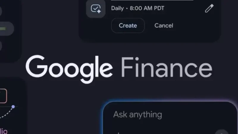 Google Luncurkan Aplikasi Google Finance dengan Fitur AI Canggih