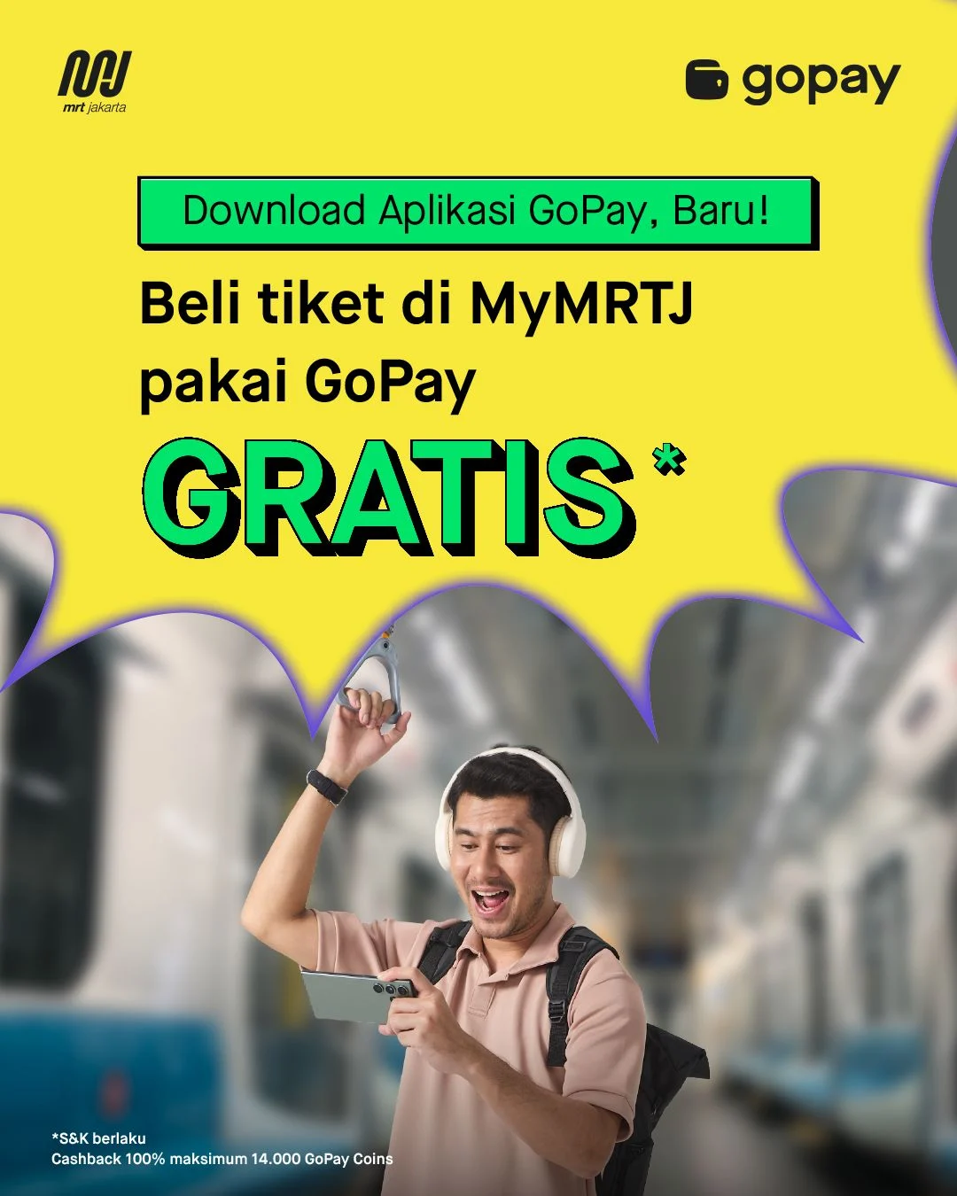 Gopay dan Layanan Pembayaran MRT Jakarta Berlanjut