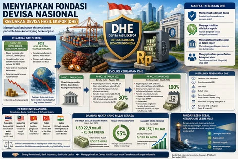 Indonesia Siapkan Fondasi Devisa Nasional dengan Kebijakan Devisa Hasil Ekspor