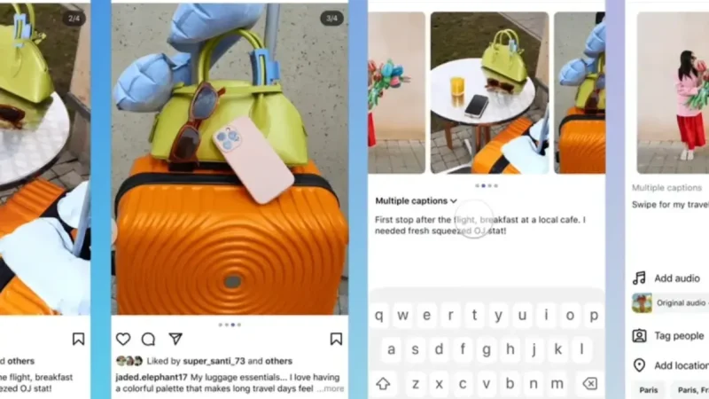 Instagram Luncurkan Fitur Baru untuk Postingan Carousel