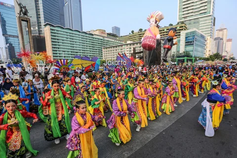 Jakarta Penuh Warna dalam Perayaan HUT ke-499