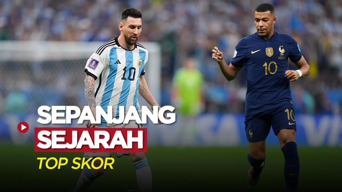 Kylian Mbappé Berhasil Melewati Lionel Messi dalam Daftar Gol Terbanyak Piala Dunia