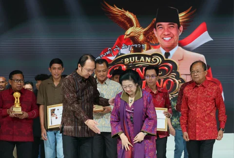 Megawati hadiri Penutupan Bulan Bung Karno 2026 di Bali