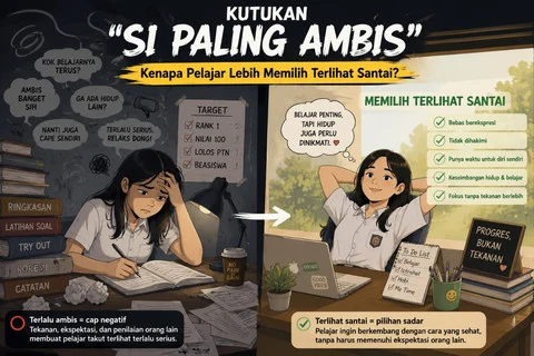 Mengapa Pelajar Lebih Memilih Terlihat Santai: Dibalik Label 'Ambis'