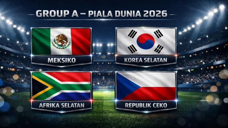 Mengintip Peta Kekuatan Grup A Piala Dunia 2026: Meksiko hingga Republik Ceko