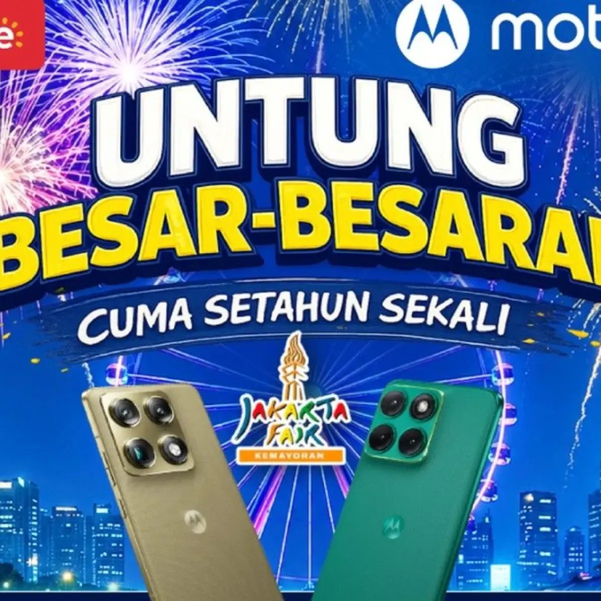 Motorola Hadirkan Promo Smartphone Unggulan di Jakarta Fair Kemayoran 2026