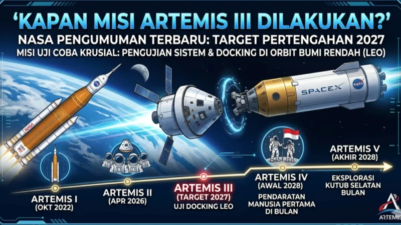 NASA Umumkan Awak Astronot untuk Misi Pendaratan di Bulan Artemis III