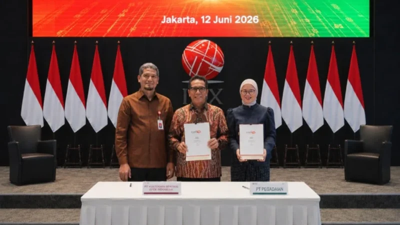 Pegadaian dan KSEI Perkuat Ekonomi Emas Indonesia Melalui Investasi ETF