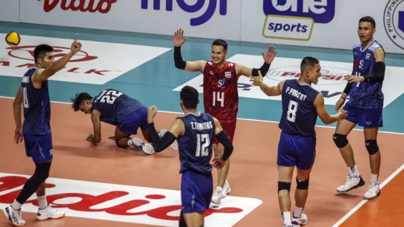 Pemain Voli Putra Thailand Siap Gugurkan Piala di AVC Cup 2026