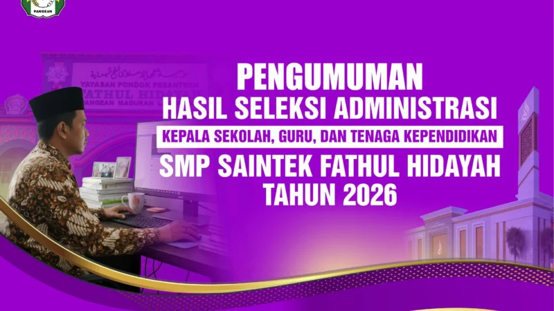 Pengumuman Hasil Seleksi Administrasi PPPK Tenaga Kependidikan Sekolah Rakyat 2026