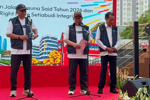 Pramono Resmikan Wajah Baru Rasuna Said Tanpa Tiang Monorel