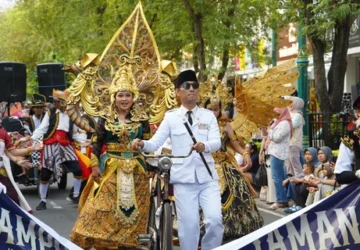 Ribuan Warga Padati Malioboro Saksikan Kirab Budaya Tresna Pancasila